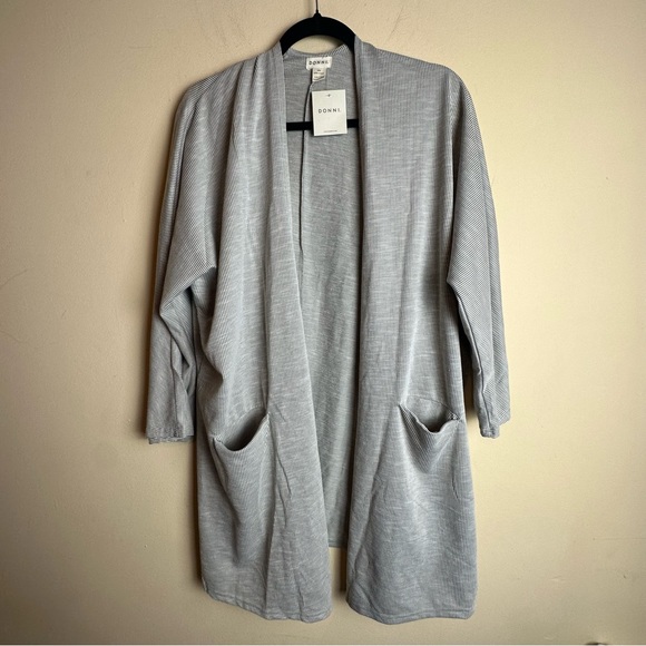 Anthropologie x Donni NWT Slouchy Striped Open Front Cardigan Women’s One Size - Picture 15 of 15